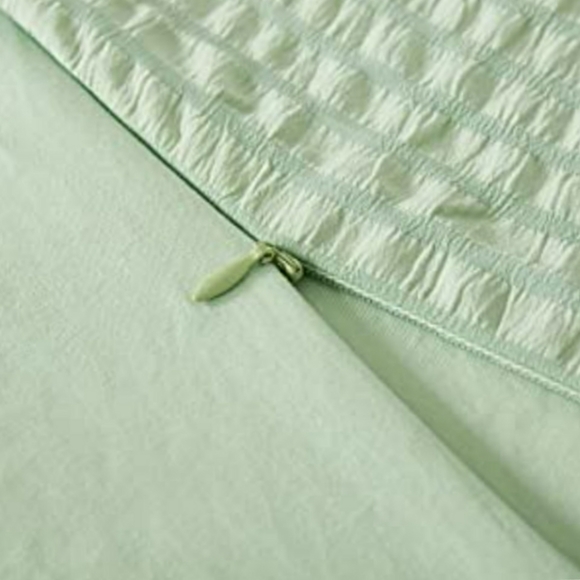 🆕⭐Seafoam green cottage seersucker duvet cover set - Picture 8 of 10